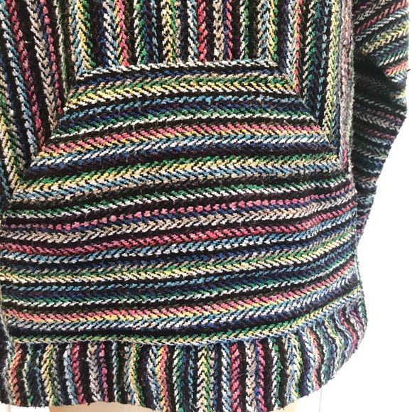 Earth Ragz hoodie “drug rug” blanket sweater - S - Picture 5 of 11